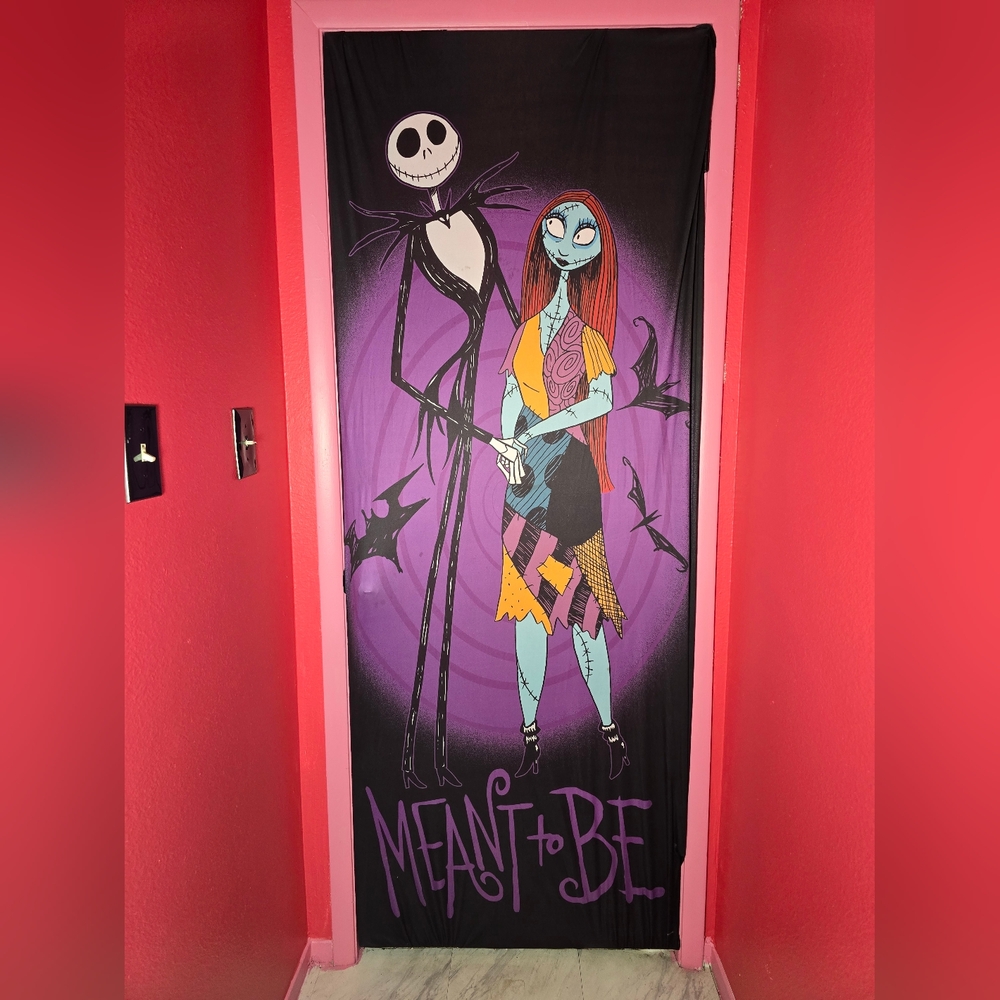 Spirit Halloween One Size Nightmare Before Christmas Door Curtain